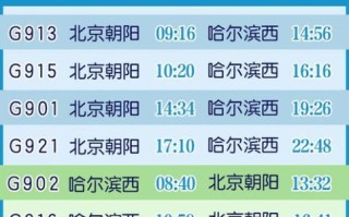 北京到哈尔滨高铁票价_北京到哈尔滨高铁几个小时