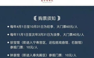 北京故宫门票价格_故宫开放时间