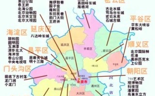 北京各区地图分布图_如何快速看懂
