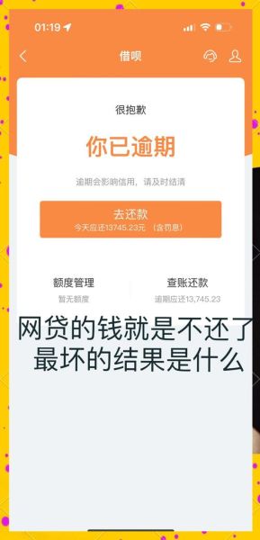 网贷不还款会怎么样_网贷逾期后果严重吗-第3张图片-俊逸知识馆