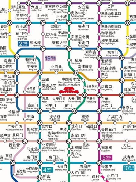 北京交通图高清大图哪里下载_北京地铁线路图最新版-第1张图片-俊逸知识馆