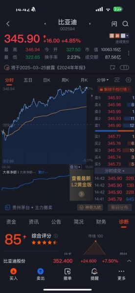 比亚迪股票未来走势_现在买入还来得及吗-第2张图片-俊逸知识馆