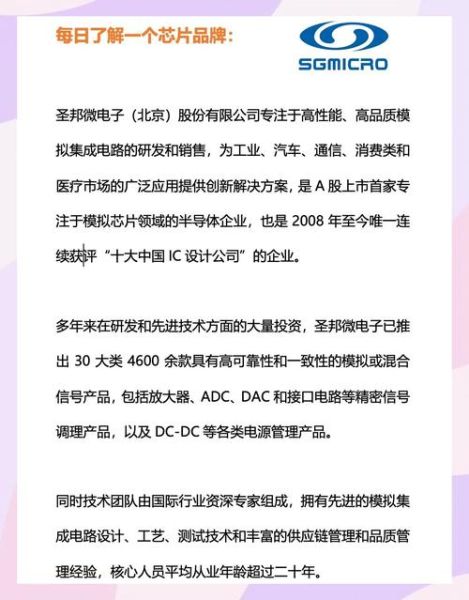 圣邦股票值得长期持有吗_圣邦微电子未来前景如何-第3张图片-俊逸知识馆