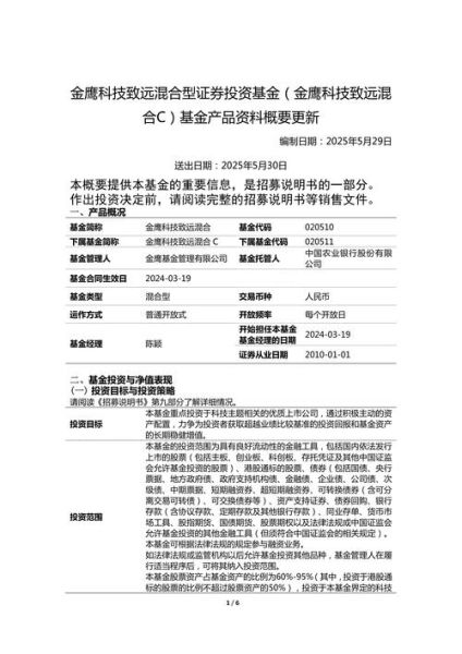 金鹰科技创新股票基金001167值得买吗_001167最新净值查询-第1张图片-俊逸知识馆