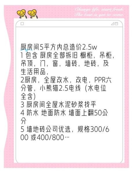 厨房装修预算怎么控制_厨卫防水材料哪种好-第2张图片-俊逸知识馆