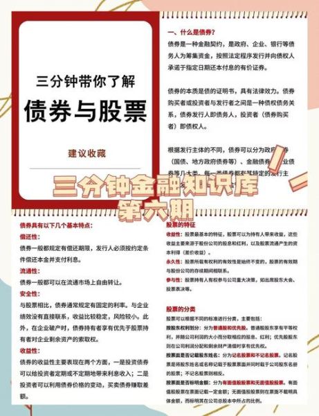 股票和债券的区别_哪个风险更高-第2张图片-俊逸知识馆