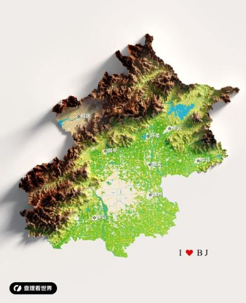 北京海拔高度是多少_北京城区海拔分布图-第2张图片-俊逸知识馆