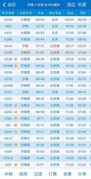 北京到济南高铁多久_北京到济南高铁票价-第1张图片-俊逸知识馆