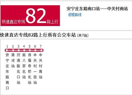 北京公交82路站点_北京公交82路首末班车时间-第1张图片-俊逸知识馆
