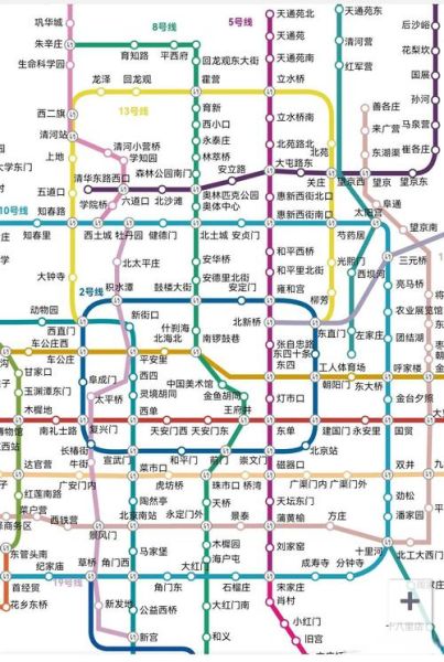 北京地铁线路图_怎么坐地铁最方便-第1张图片-俊逸知识馆