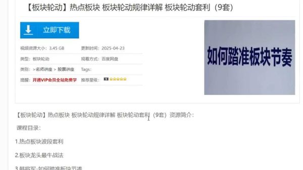 股票板块轮动规律_如何捕捉热点-第2张图片-俊逸知识馆 股票板块轮动规律_如何捕捉热点-第2张图片-俊逸知识馆