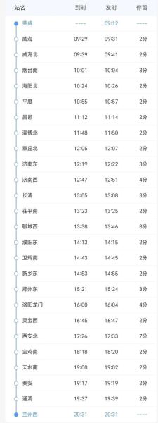 北京到威海火车时刻表_票价多少钱-第2张图片-俊逸知识馆 北京到威海火车时刻表_票价多少钱-第2张图片-俊逸知识馆