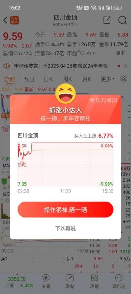 600678股票怎么样_四川金顶未来走势-第2张图片-俊逸知识馆