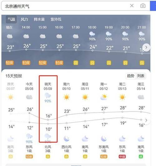 北京今天几点下雨_北京24小时天气实时查询-第1张图片-俊逸知识馆