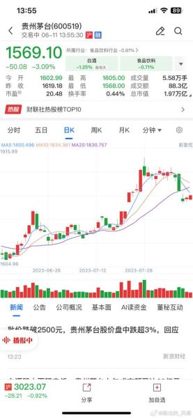 600519股票值得长期持有吗_贵州茅台股价走势分析-第1张图片-俊逸知识馆