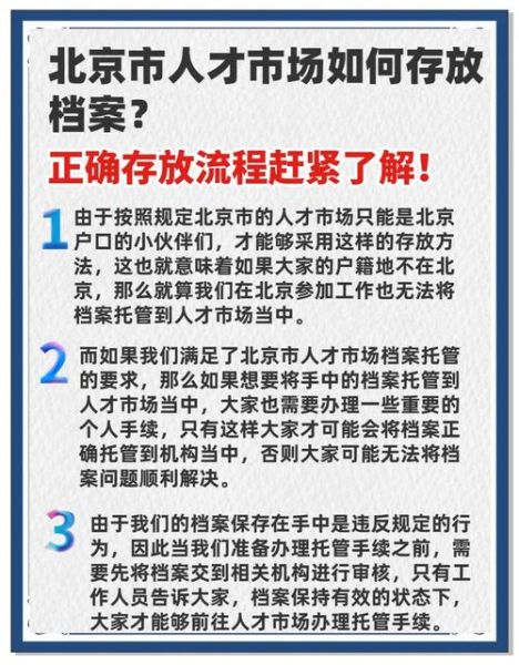 北京市人才服务中心档案存放流程_如何查询档案状态-第2张图片-俊逸知识馆