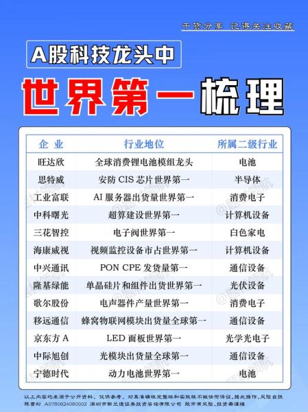 科技股票有哪些_2024值得关注的龙头-第3张图片-俊逸知识馆